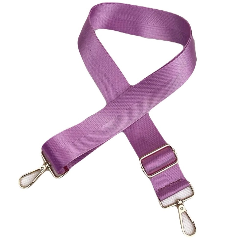 Purple adjustable purse strap